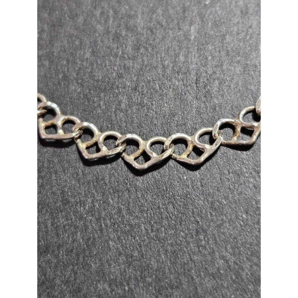 OTC International sterling silver heart chain necklace 16"